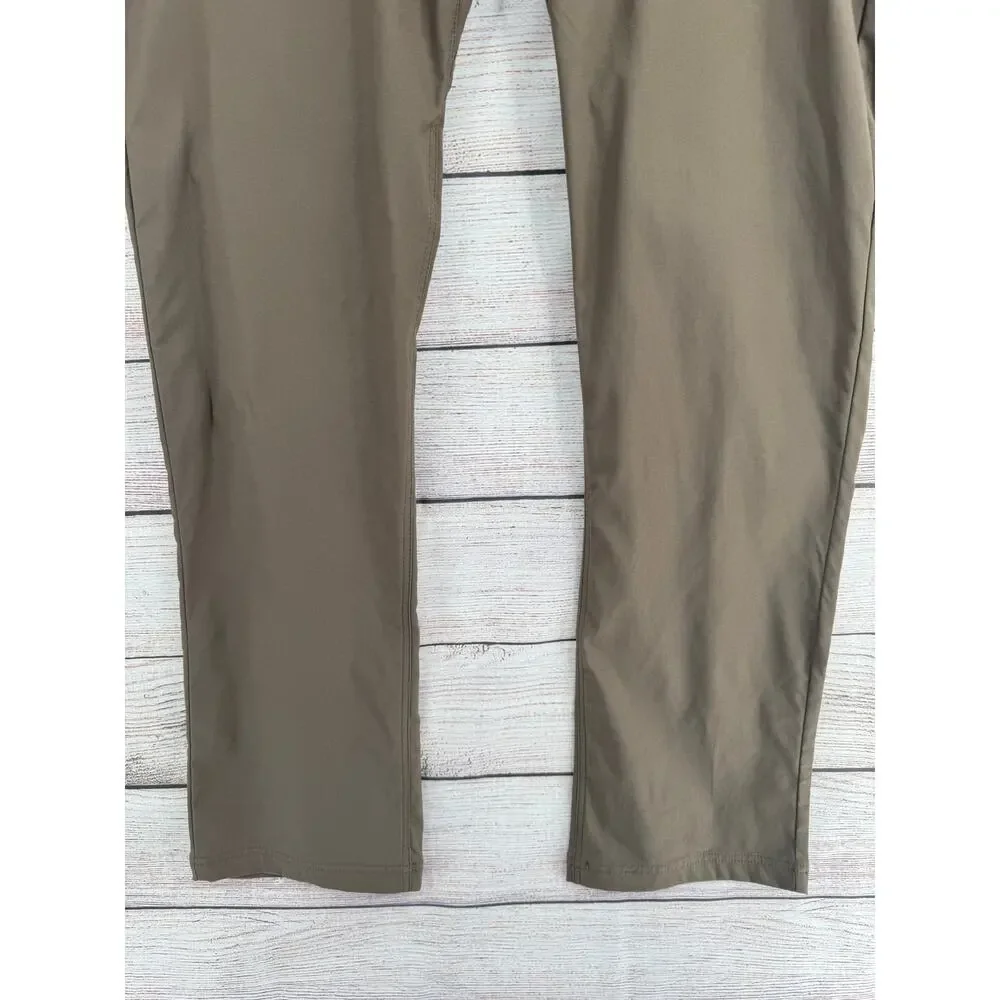 prAna Brion Slim Pant II Mens 40x34 Brown Tapered‎ Leg Stretch Outdoor NEW